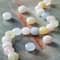 12 Pack: Pastel Quartz Faceted Coin Beads by Bead Landing™